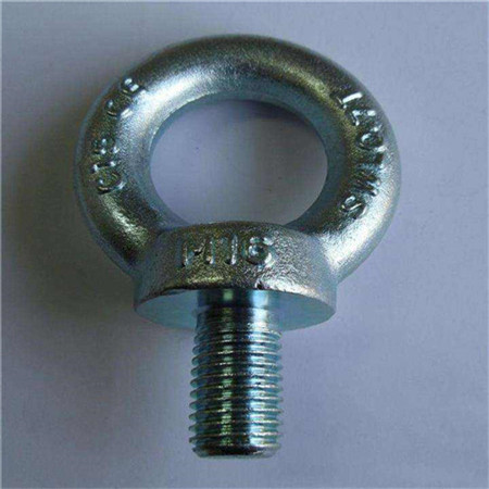 SS316 3mm threaded hook eye bolt ring galvanized eye bolts
