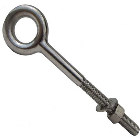 Direct From Factory 304 Stainless Steel Thread Rod Lifting Eye Bolt With Nut