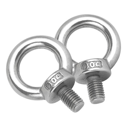 High-quality suppliers processing custom zinc plated m3 eye bolt and nut