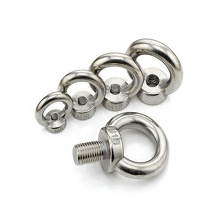 M6 stainless steel galvanized lifting snap hook swivel eye bolt With nut and washer