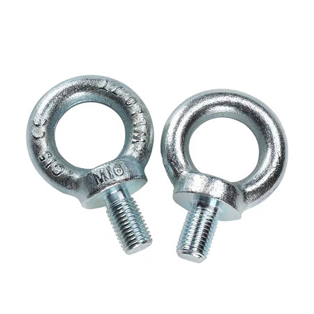 heavy duty oval steel M6 hook anchor lifting eye bolt