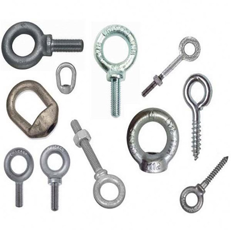 stainless steel swivel eye bolt with wing nut 304 stainless steel articulated screws GB798 butterfly nut M10 series