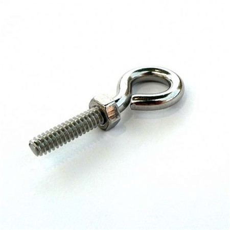 High polished customized security stainless steel eye bolts for sale