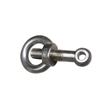 Zhuojiya Wenzhou Factory Zinc Coated Oval Long Eye Bolt With Wood Screw