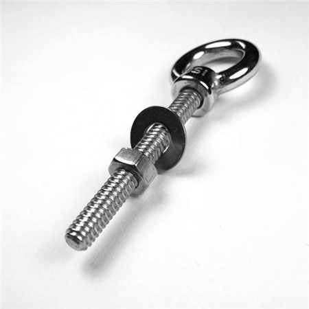high quality new long shank fastenal anchor lift stainless steel DIN444 eye bolt with shoulder