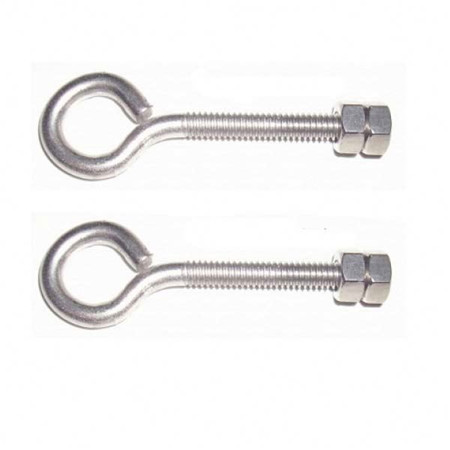 Scaffolding Eye Ring Bolts Complete forged with Thread Stud M10 X 210