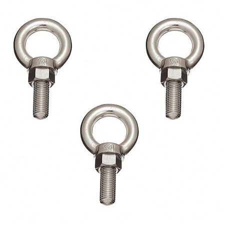 High precision customized size DIN 580 carbon steel lifting eye bolt for factory repair