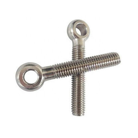 M8*50*88 Eye Screw Hook Stainless Steel Plain Eye Bolts and Nut