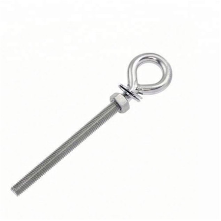 Iso Through Bolt Eye Bolt Galvanized Long Eye Bolt Bent Bs4278 Collar Eye Bolt