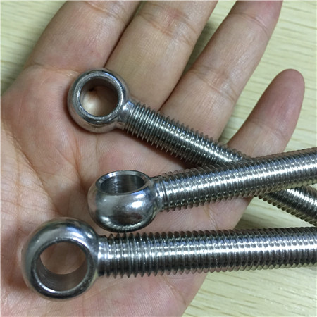 Stainless steel DIN 444 eye bolt stainless steel hollow bolt / Stainless steel galvanized eye bolts and nuts
