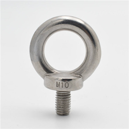 High precision brass DIN582 M16 M20 M24 Eye Nut Lifting Eye Bolts and Nuts, Hot selling alloy steel live bolt nuts set