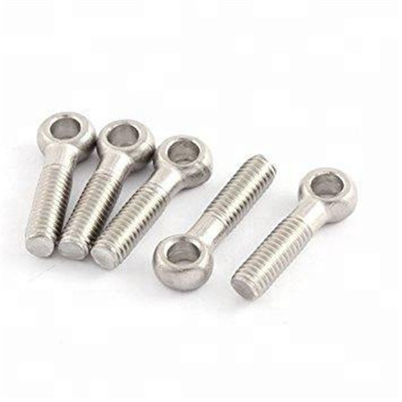 China directly supply High Quality new design hot-seling zinc plated or self-colored eye bolts ISO9001 2008 passed