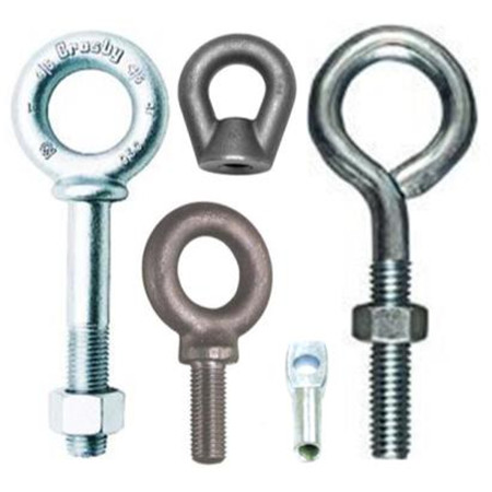 stainless steel eye bolt with nut China customized length lifting eye bolt