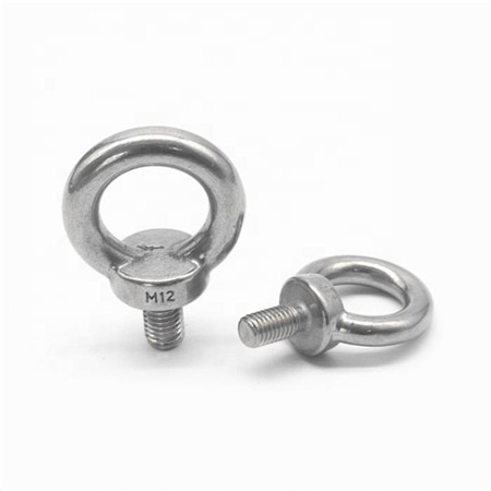 Haiyan factory stainless steel Din444 eyelet bolt with internal thread with eye nut