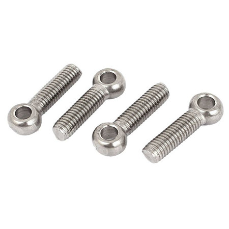 DIN444 stainless steel eye bolt metric size small and heavy duty