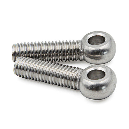 Galvanizing Lifting Flat Eye Bolts M3 M4 M5 M6 Lifting Eye Bolts With wing nut