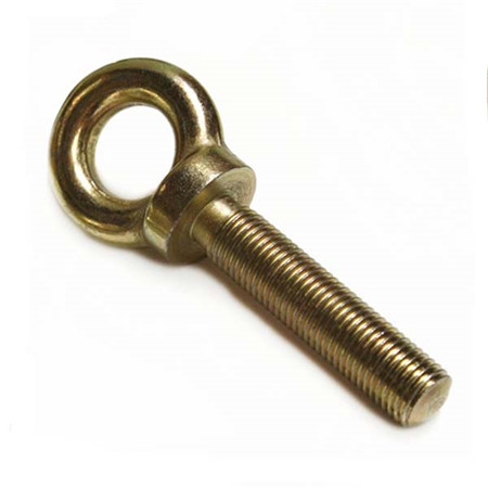 Fast delivery zinc plated spring toggle with O hook bolts metal bolts with eye wood screws
