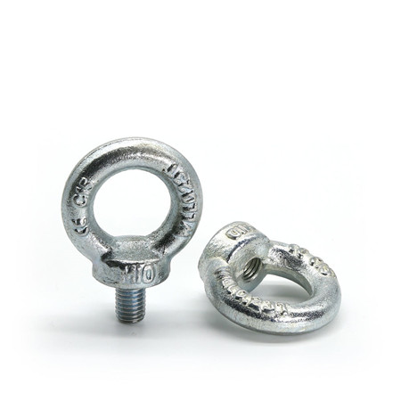 Din580 Through Bolt Metric Stainless Steel Eye Bolts Lifting Eye Bolt Inch Steel Galvanized Lifting Eye Bolts