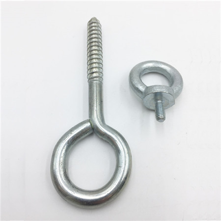 Hot forged eye bolts C1045 steel hot-dip galv.