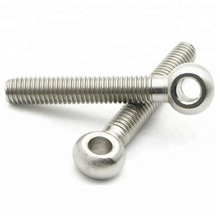 OEM Wholesale customized blue zinc stainless steel plated eye bolts