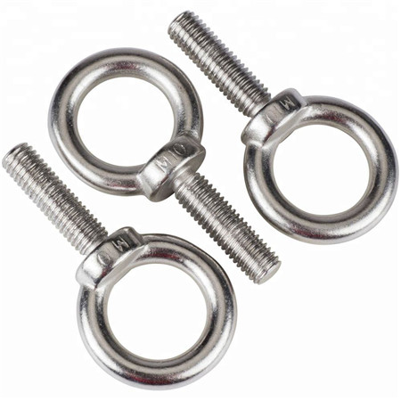Hardware Fasteners Lifting Eye Bolts M12 Stainless Steel Lifting Eye Hook DIN582 in stock