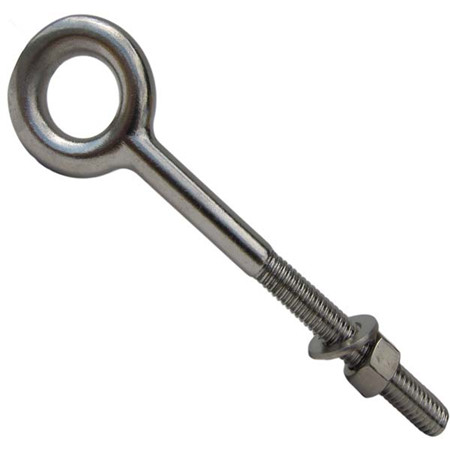 Mining Pernos Perno Ojo Acero Inoxidable Metrico Cancamo DIN 444 Stainless Steel Eye Bolt