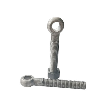 High Polished Stainless Steel AISI304 AISI316 Small Eye Bolts M6 To M30