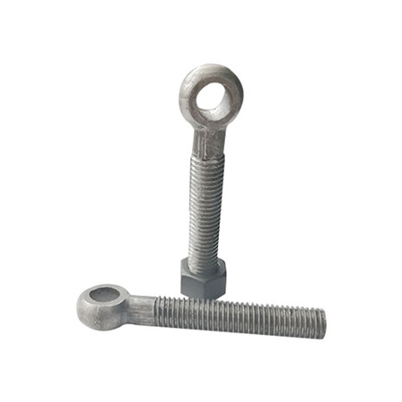 Stainless Steel AISI304 AISI316 Stamped Eye Bolts W/ Nut And Washer Metric Inch Thread