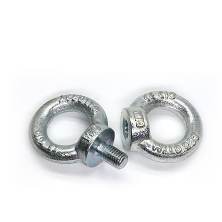 High Quality High Polished Stainless Steel AISI304 AISI316 DIN580 Lifting Metric Eye Bolts