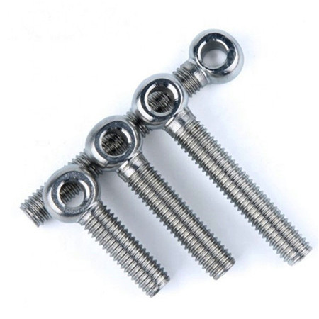 Casting Top Quality Stainless Steel SUS304/316 Long Eye Bolts With Washer And Nuts M8