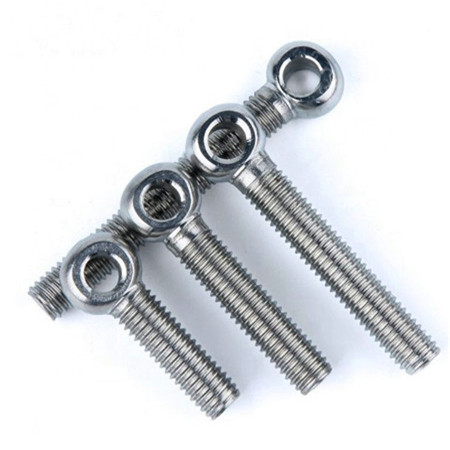 Plain Hook Bolts Hot Sale Stainless Steel 304 Mini Welded Long Type Wood Hooks Eye Bolt Screw With Shoulder