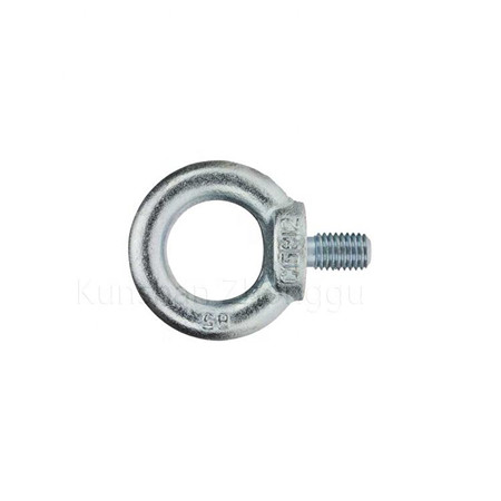 Inch turned stainless steel eye bolts for wood