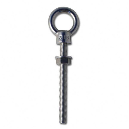 DIN444 Stainless Steel Lifting Eyelet Bolt Flat Galvanized Eye Bolt With Pin