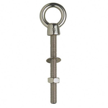 DIN444 stainless steel eye bolt metric size small and heavy duty