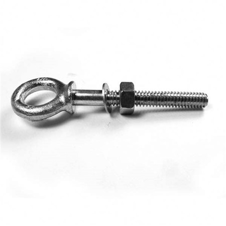 8.5mm Custom Fastener 304 Flat M2 Stainless Steel Aisi304 Grade double m30 Eye Bolt