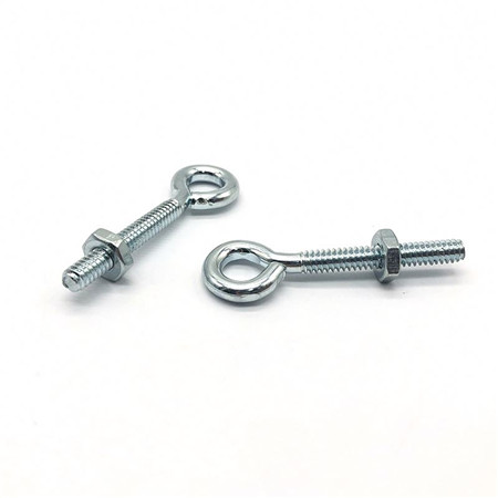 Iso Through Bolt Eye Bolt Galvanized Long Eye Bolt Bent Bs4278 Collar Eye Bolt