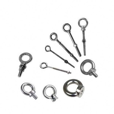 Goshen DIN444 Stainless Steel 304 Eye Bolts Professional Fastener Supplier Full Thread and Half Thread M8