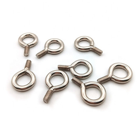 Custom M2 M3 M5 Stainless Steel Oval Eye Bolts