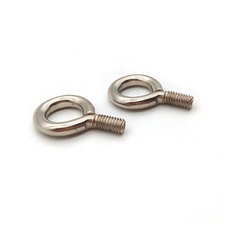 SS316, SS 304 DIN444 Stainless Steel forged flat head eye bolt