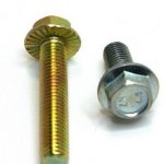 DIN 6921 hex flange bolt 8.8 grade zinc plated