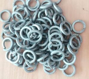 Hot dip galvanized spring washer