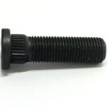 8.8 black oxided knurled bolt