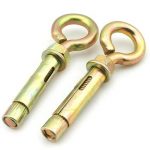 M10X70 Yellow Galvanized Eye Bolt Sleeve Anchors