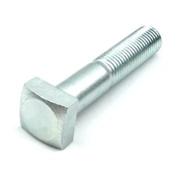 4.8 Low carbon steel Square head bolt zinc plated