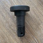 Slotted shank with drilling hole bolt
