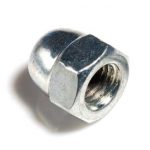 Zinc plated hex domed cap nut din1587