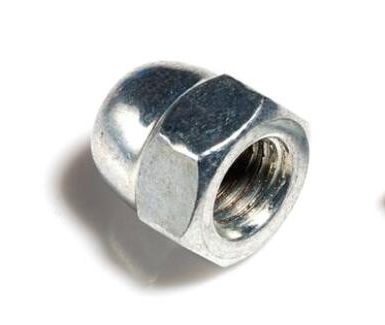 Zinc plated hex domed cap nut din1587