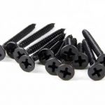 Black oxide drywall screw torx drive harden