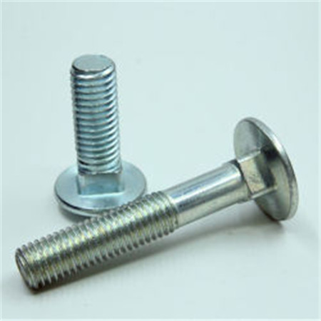 One-Stop Service Importers Bolt General Purpose Threaded Coach Bolts Bright Zinc Plate Cup Head Bolt Nut