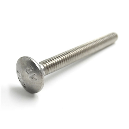 Plain Carriage Bolt Stainless Steel Large Mushroom Head Square Neck Carriage Bolt